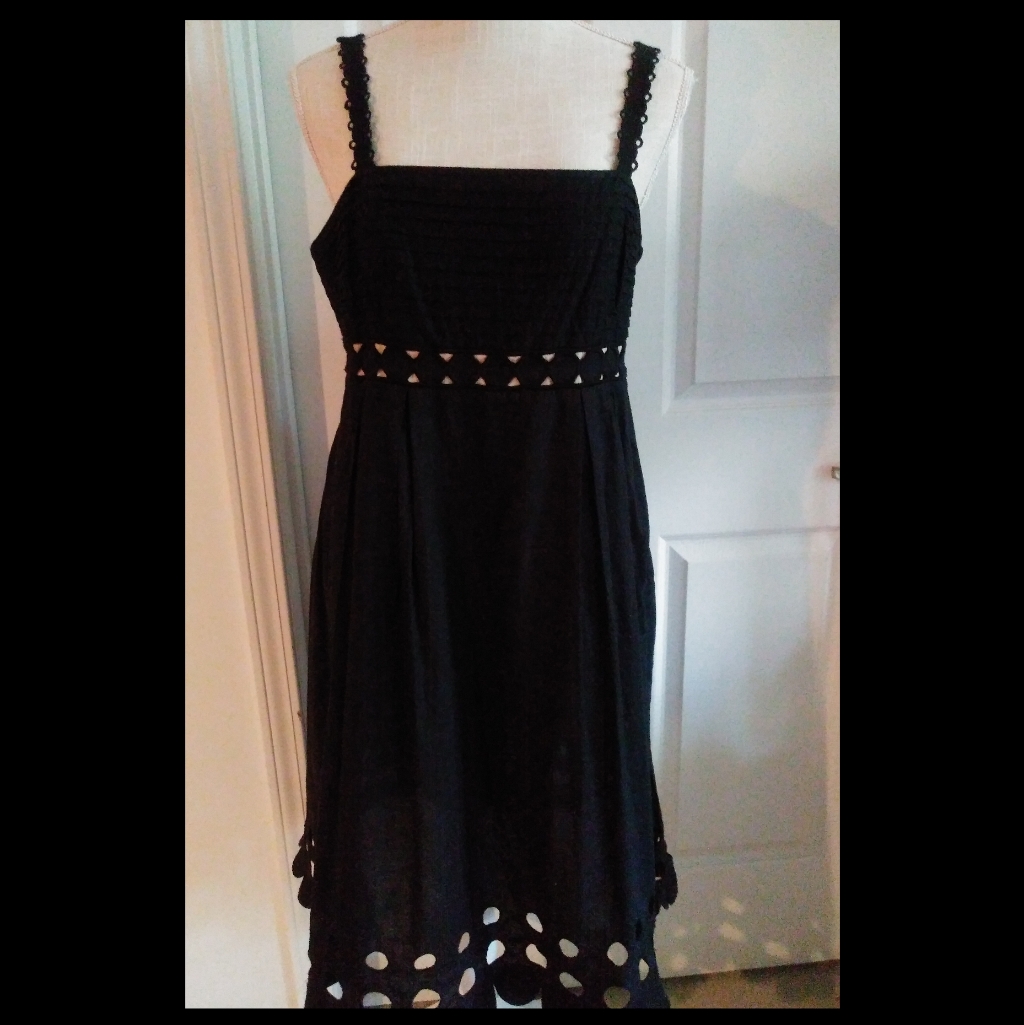 Semi Cut Out Midi Dress